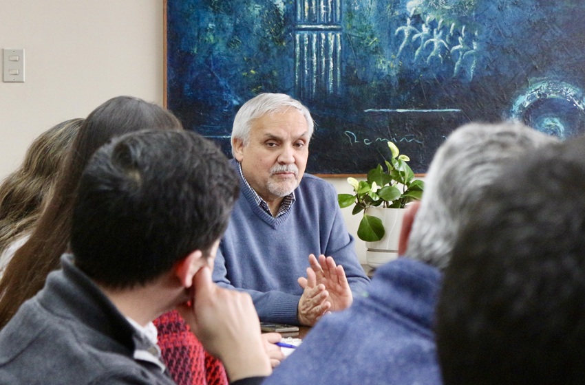 Decano de Medicina y Ciencias de la Salud realizó visita a la sede Temuco