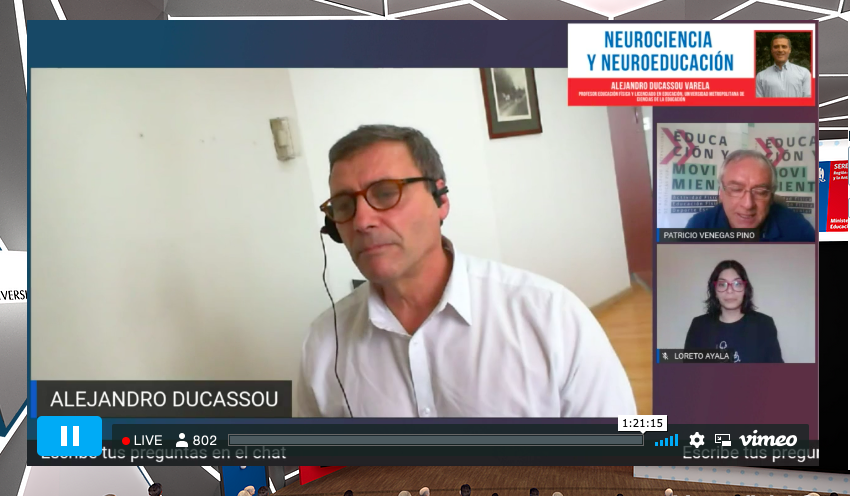 EDUCACIÓN//Director regional académico de la U. Mayor dictó charla virtual organizada por el Mineduc