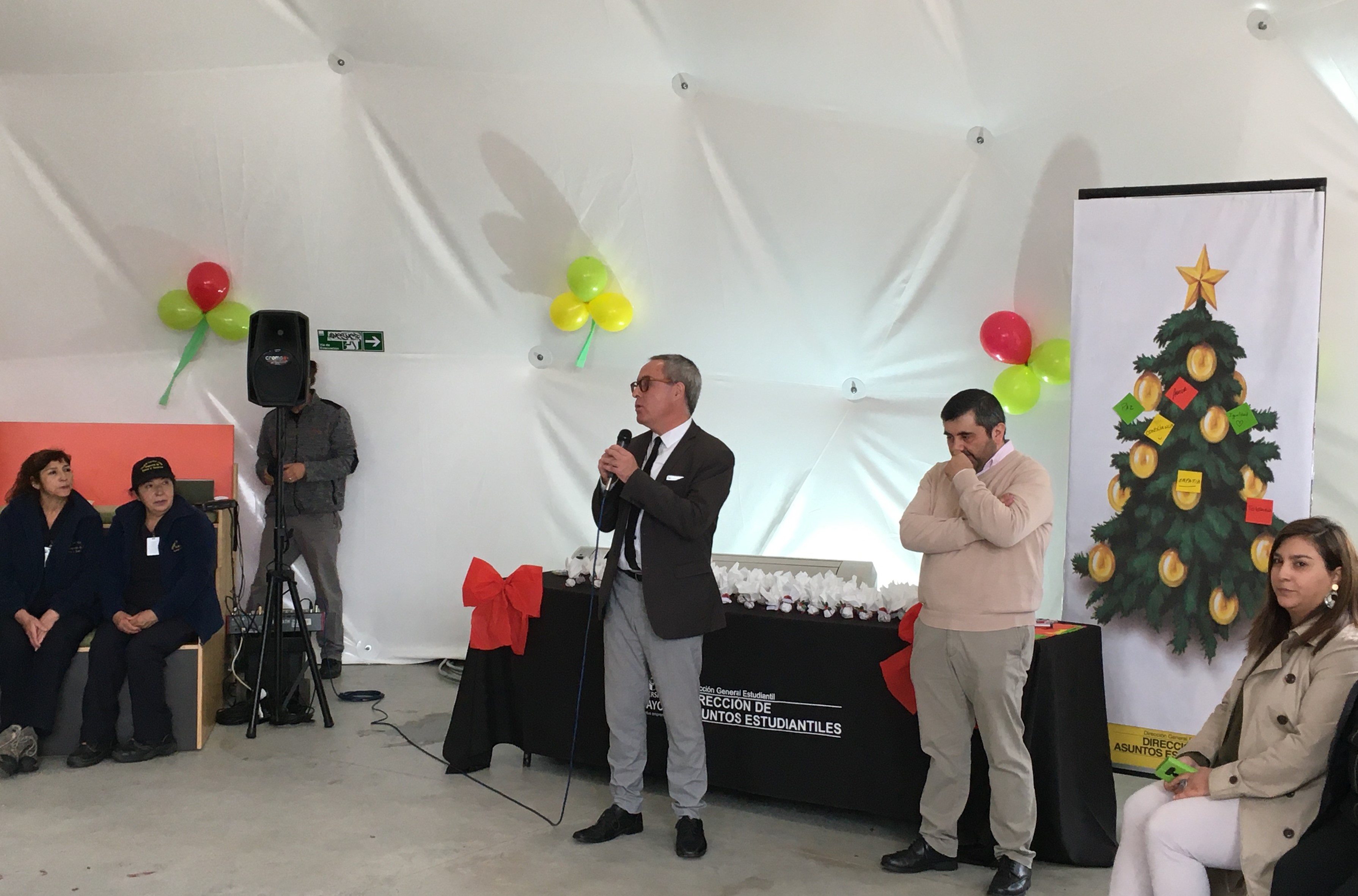 ENCUENTRO//Con mensaje de respeto y contención, colaboradores de la sede Temuco celebraron Navidad