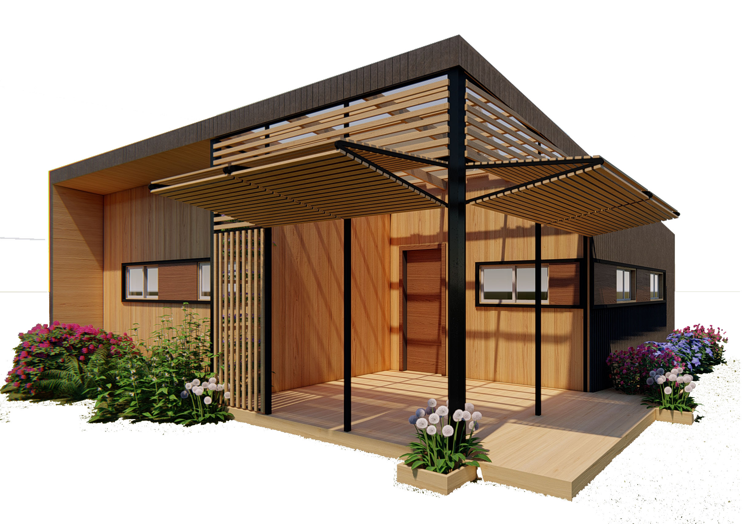 CASA MERCADO//Vivienda sustentable creada en La Araucanía busca ser la mejor de Chile