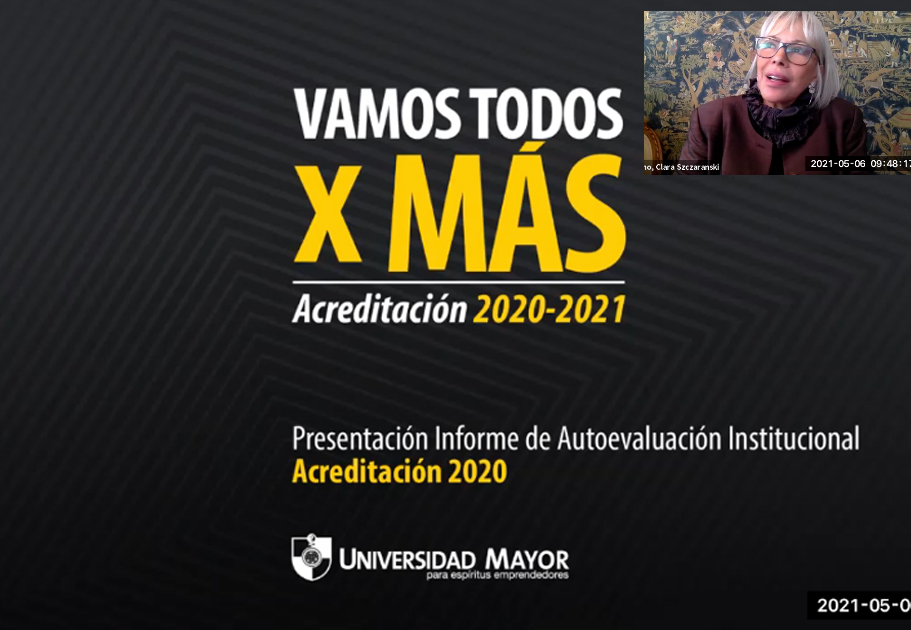 Autoridades dan a conocer los resultados del “Proceso de Autoevaluación Institucional” a la comunidad U. Mayor