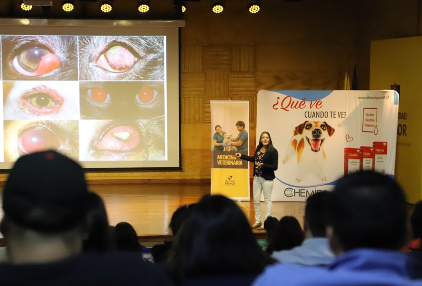 U. Mayor organizó Primer Encuentro de Oftalmología Veterinaria del Sur