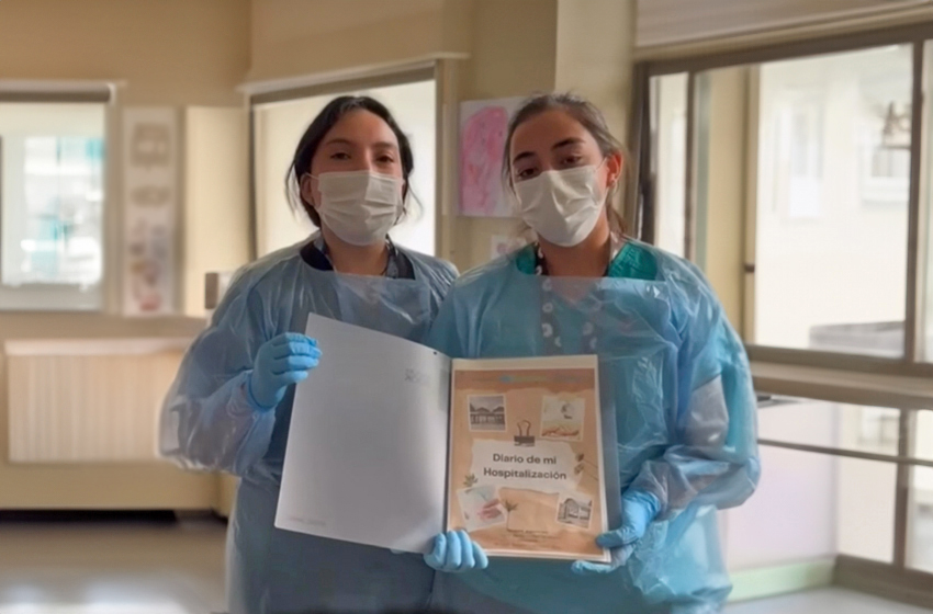 Estudiantes U. Mayor confeccionan “diario hospitalario” para usuarios de larga estancia en  Hospital de Victoria