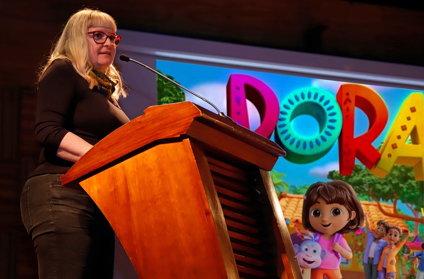 Directora internacional de animación abordó los desafíos de esta industria en la Universidad Mayor