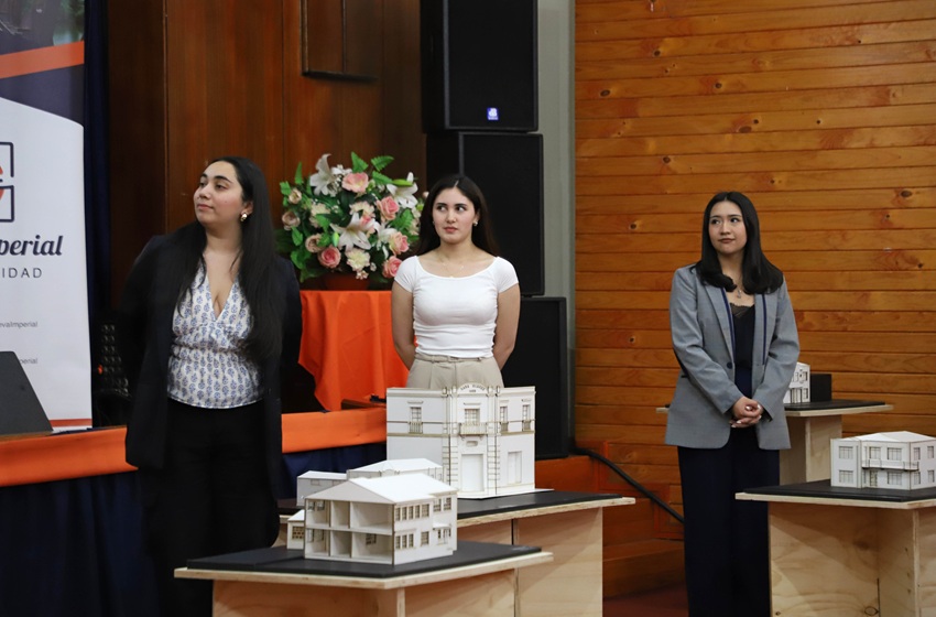 Estudiantes aportan al rescate del patrimonio arquitectónico de Nueva Imperial
