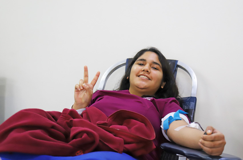 50 donantes altruistas participaron en una nueva colecta de sangre de Tecnología Médica