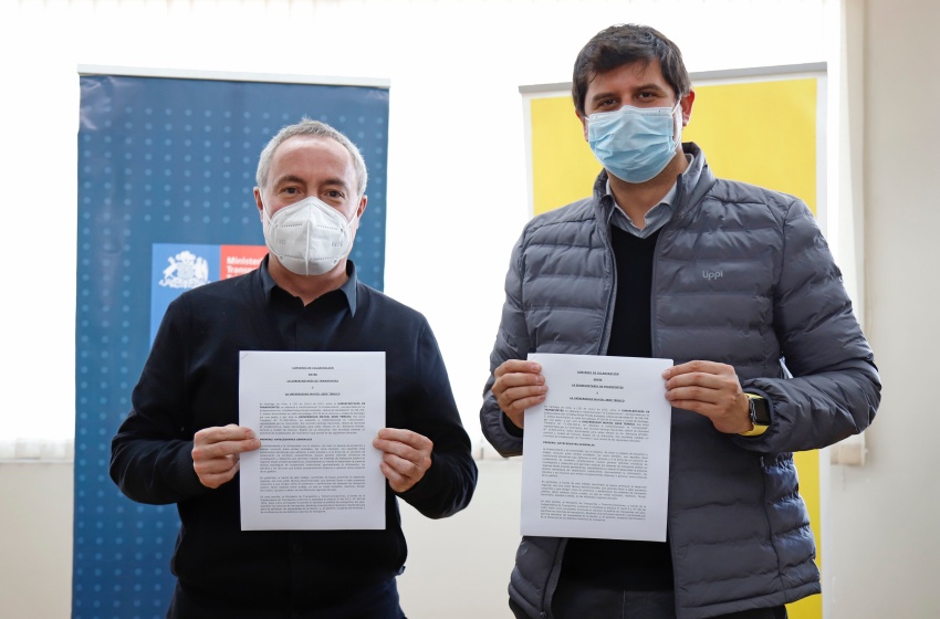 Universidad Mayor y Subsecretaría de Transportes firman convenio que aporta al desarrollo regional
