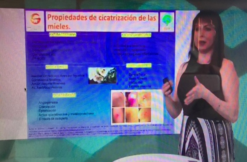 Investigadora participó en congreso internacional sobre tratamiento y manejo de heridas