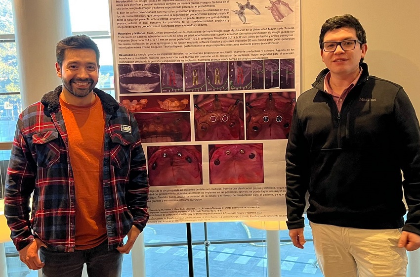 Estudiantes de Especialidad de Odontología expusieron en congreso internacional