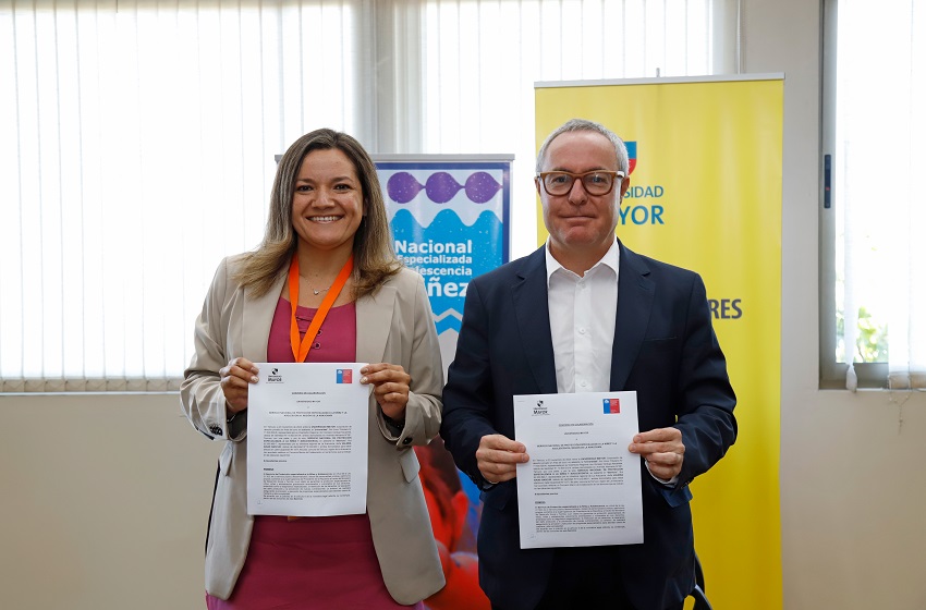 Universidad Mayor y Servicio de Protección a la Niñez y Adolescencia firmaron convenio colaborativo
