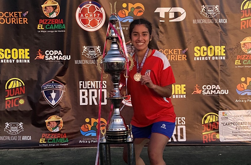 Futura veterinaria de la sede Temuco clasificó a Sudamericano de Fútbol 7 en Brasil