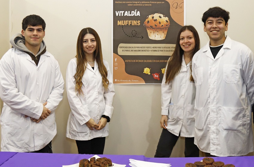 Innovación y salud, estudiantes presentaron alimentos funcionales en la sede Temuco