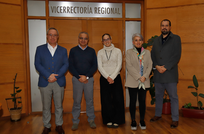 Seremi de Ciencia de la Macrozona Sur se reunió con autoridades de la U. mayor sede Temuco