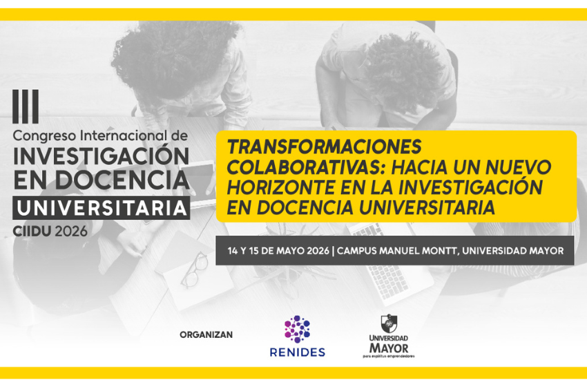 U. Mayor será sede de Congreso Internacional de Investigación en Docencia Universitaria