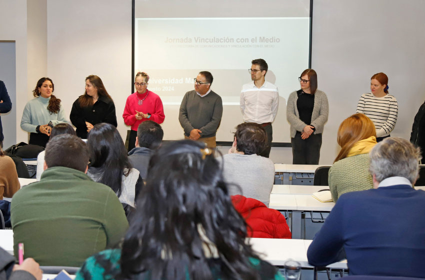 Equipo de Vinculación con el Medio se reunió con unidades académicas de Santiago y Temuco