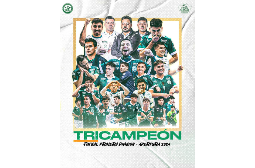 Coordinador de Deportes se convirtió en DT tricampeón del Futsal 2024