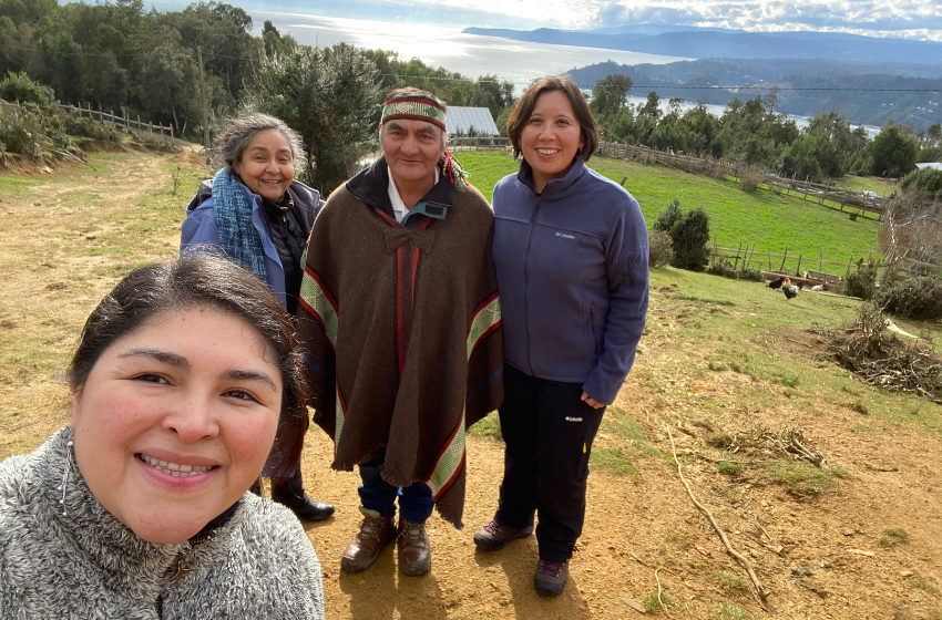 Tesistas conocieron opiniones de comunidad huilliche sobre la salud en Chile