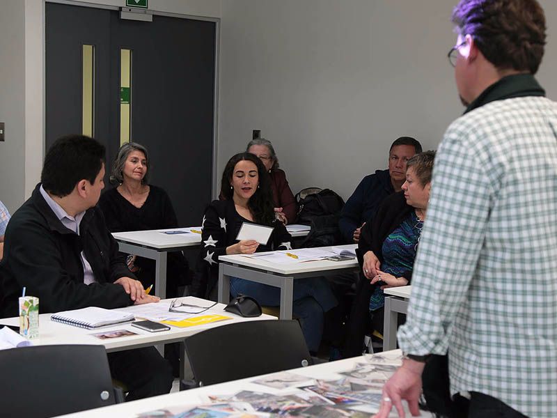 Metodología//Académicos U. Mayor participaron de importante taller pedagógico sobre aprendizaje servicio (A+S)