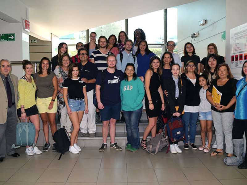 RRII// 20 estudiantes de intercambio U. Mayor inician curso intensivo de español en el campus Manuel Montt