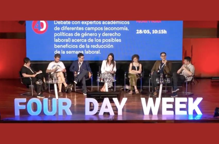 Investigador del CEAS expuso en evento mundial sobre la reducción de la jornada laboral