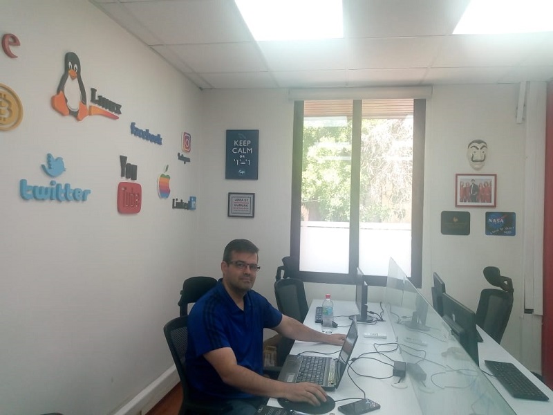 Pasantía// Académico colombiano realiza pasantía de postgrado en el Centro de Investigación en Ciberseguridad