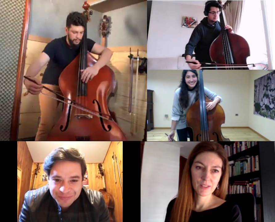 CICLO// Contrabajista de la Orquesta Filarmónica de Minas Gerais protagoniza nueva versión del Ciclo de Clases Magistrales Internacional