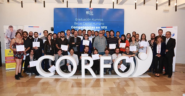 Educación Continua// Educación Continua: becarios CORFO finalizaron programa sobre efectos especiales a cargo de la Escuela de Animación Digital
