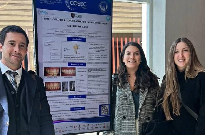 Alumnos de la Especialidad en Endodoncia participaron en congreso de odontólogos