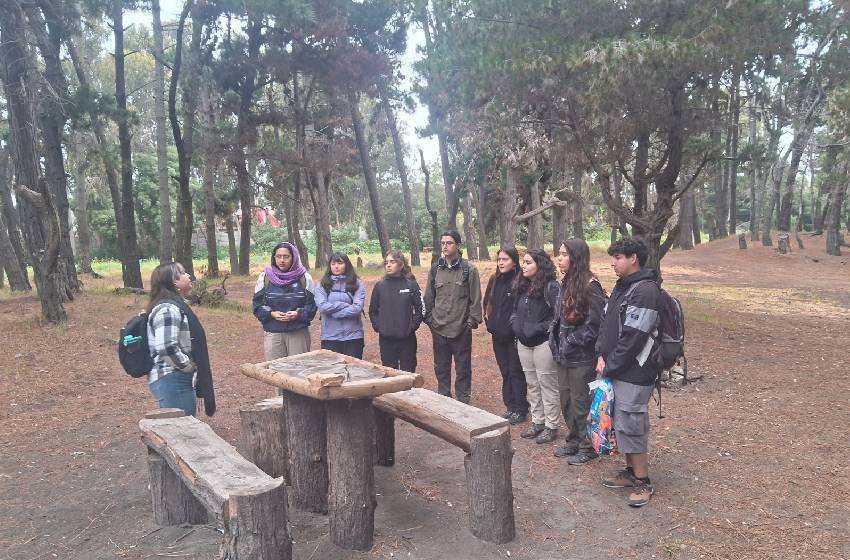 Estudiantes de Ingeniería Forestal buscan apoyar la incorporación de especies nativas a parque ubicado en la comuna de San Antonio