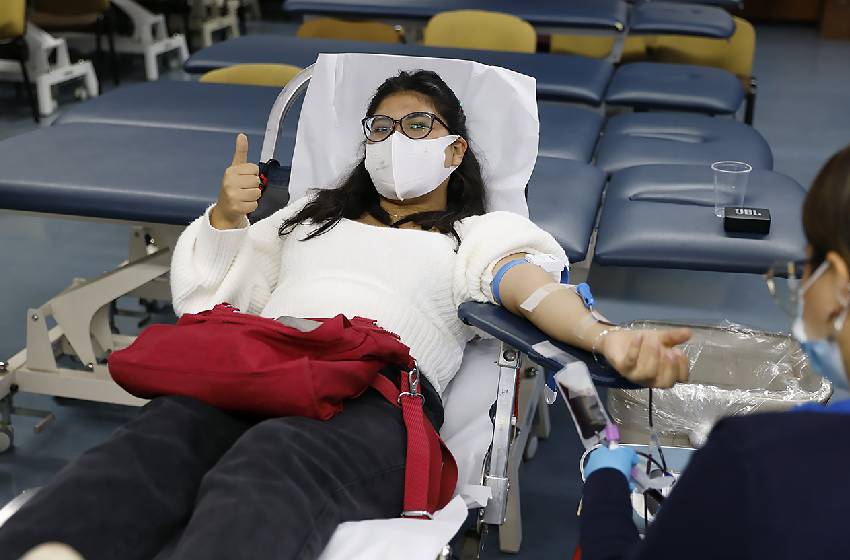 Campaña de donación reunió 114 unidades de sangre efectivas en el campus Huechuraba