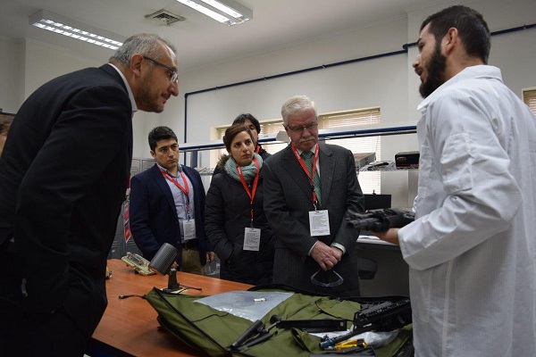 Convenio// Autoridades visitaron FAMAE, previo a firma de Convenio Marco de Investigación