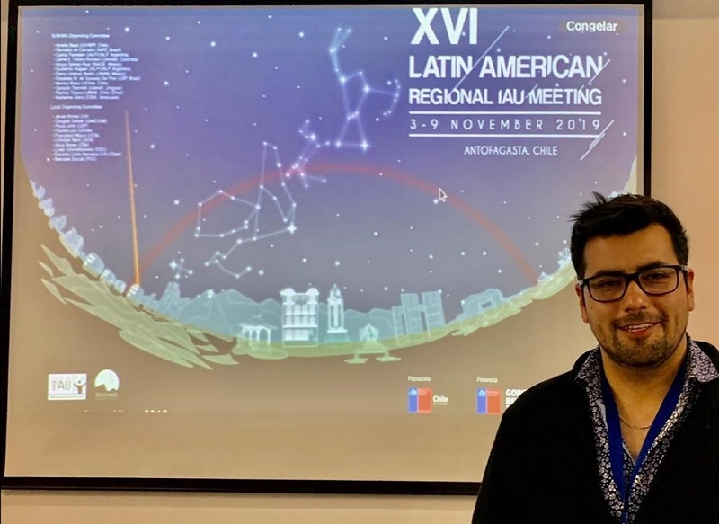 Académico// Astrofísico U. Mayor expuso durante Encuentro de la Unión Astronómica Internacional LARIN 2019