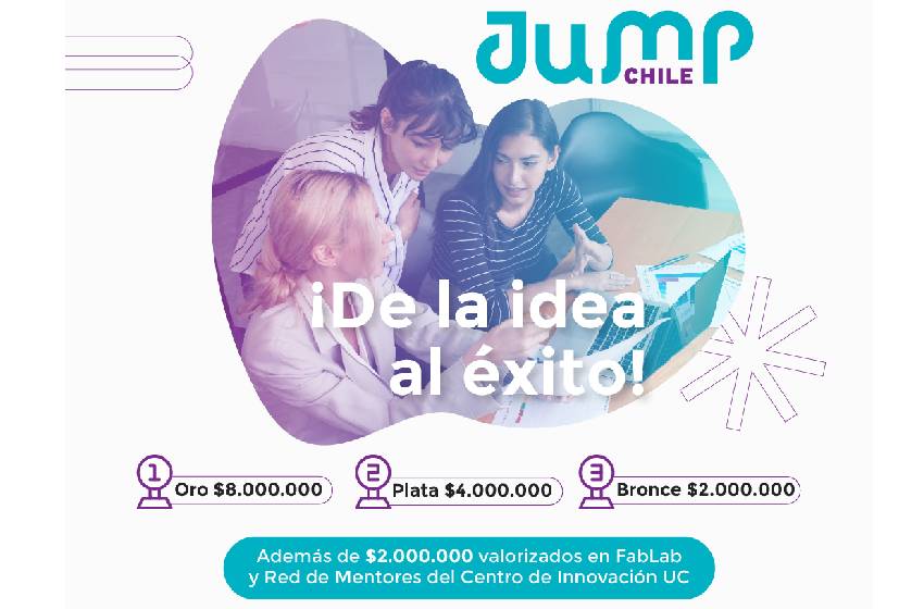 Programa Jump Chile te invita a participar en nueva convocatoria para desarrollar tus ideas innovadoras