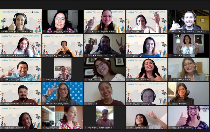 Equipo de cinco coaches U. Mayor participó en la coordinación de un workshop para ONU Mujeres y UNICC