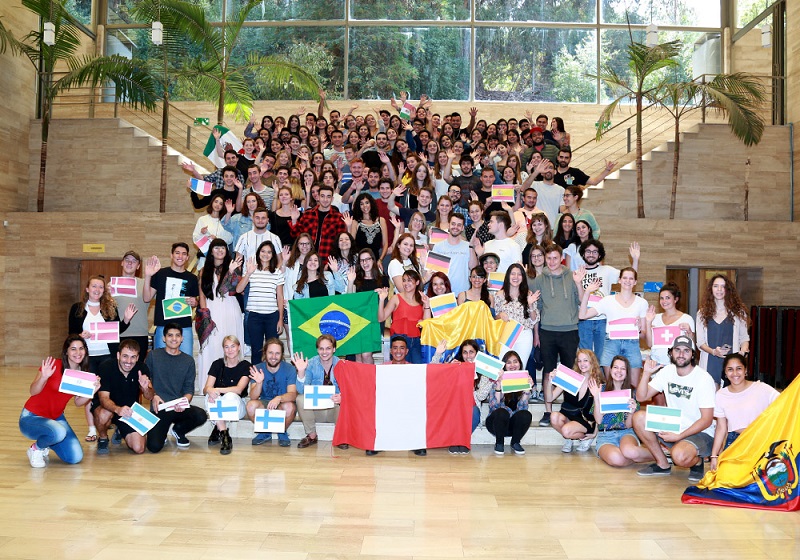RRII// Dirección de Relaciones Internacionales recibió a 184 estudiantes que realizarán intercambio este primer semestre