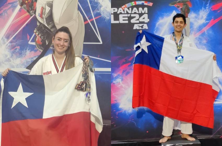 Representantes U. Mayor brillaron en torneos de Taekwondo ATA en Chile y EE.UU.