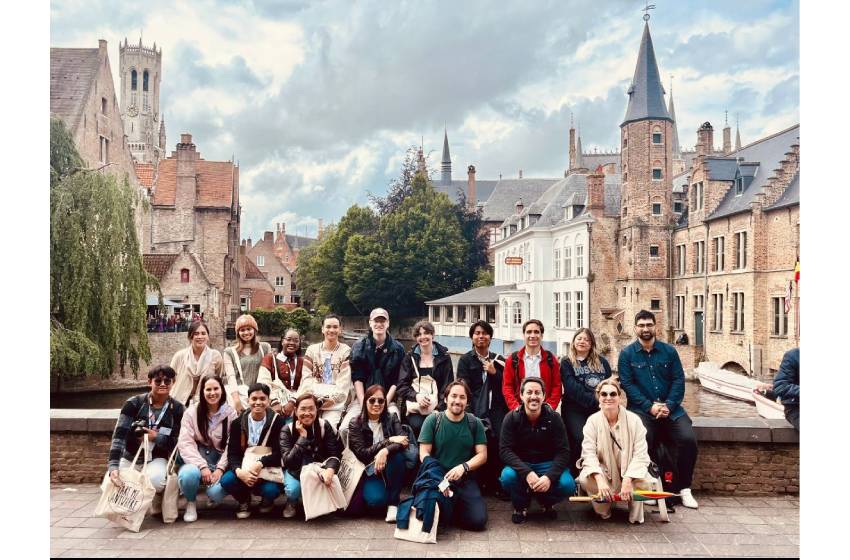 Estudiantes de Negocios viajaron a la Escuela de Verano de la U. de Vives en Bélgica