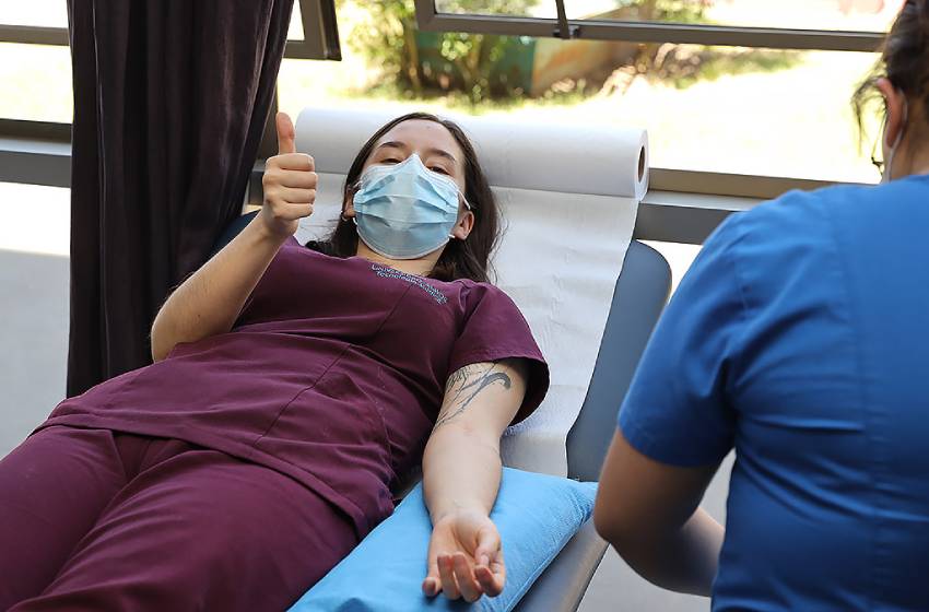 Universidad Mayor participó de importante campaña latinoamericana de donación de sangre