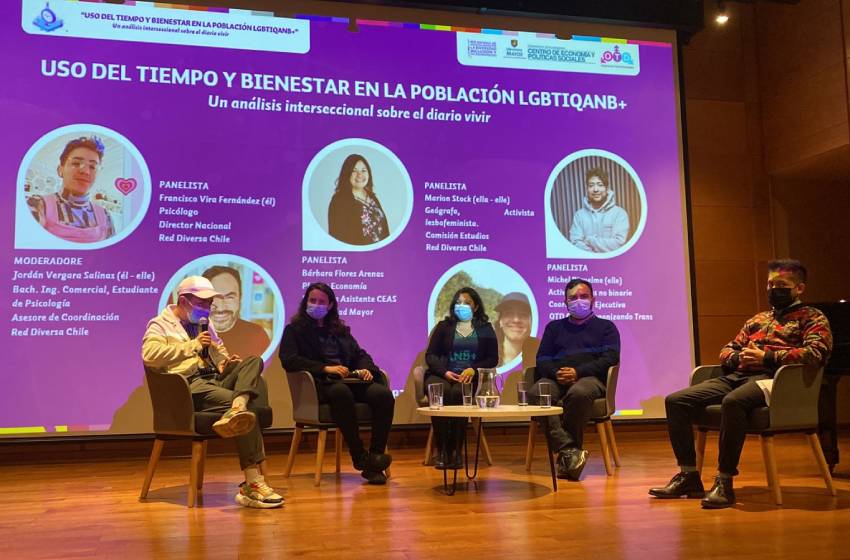 Inédita encuesta visibilizó la distribución del tiempo, el bienestar y la satisfacción de la población LGBTQIANB+ en Chile