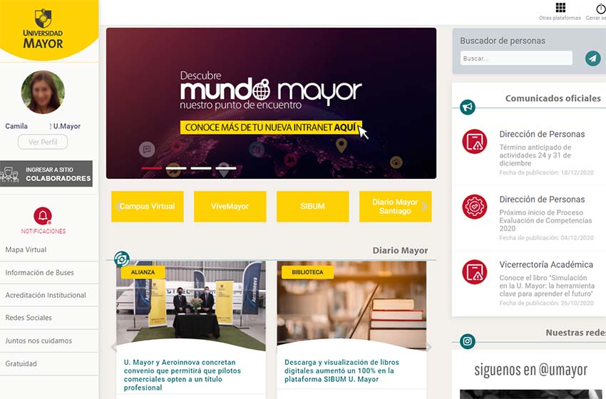 Intranet Mundo Mayor culmina su primer año con un promedio de 10 mil usuarios al mes