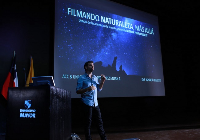 Clase magistral// Realizador que trabajó en la esperada serie “Our Planet” dictó clase magistral para estudiantes de Cine
