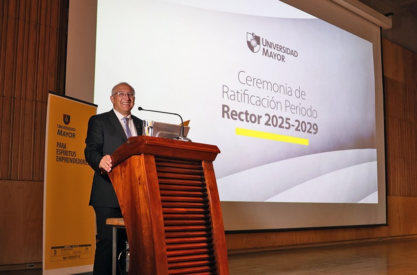 Dr. Patricio Manque es ratificado como rector U. Mayor para el periodo 2025-2029