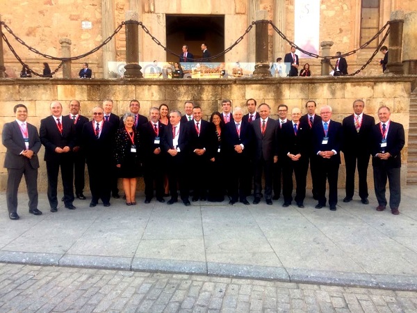 Cooporativo// Rector Rubén Covarrubias participó del IV Encuentro Internacional de Universia en España