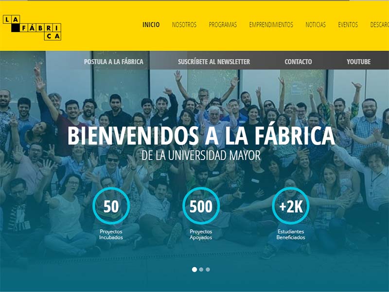 Portal// La Fábrica lanza sitio web para visibilizar los emprendimientos de la comunidad U. Mayor