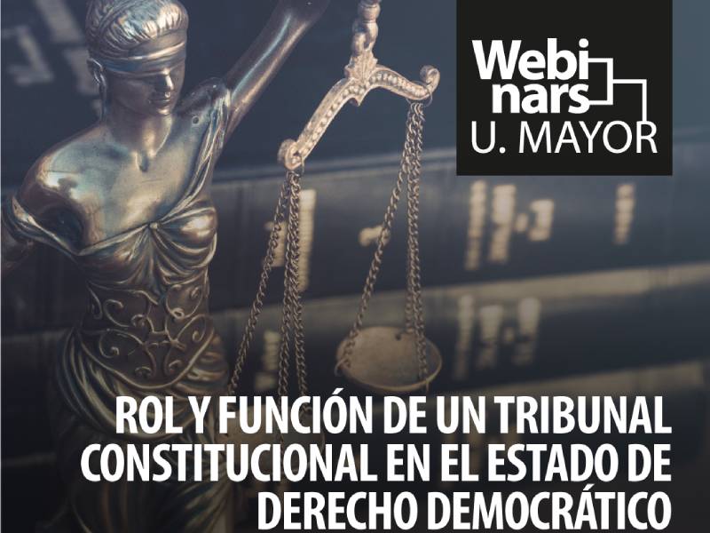 Webinar // Miembros del Tribunal Constitucional debatirán sobre el rol del organismo en un Estado de Derecho democrático